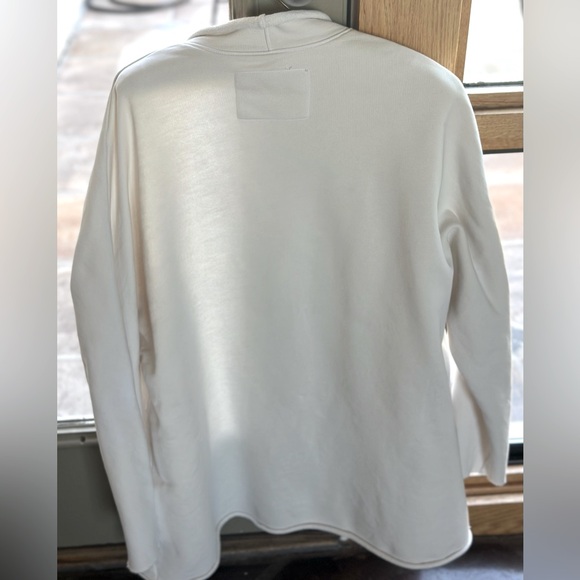 Frank & Eileen Beach Cream Triple Fleece Open Cardigan. Excellent condition! - Picture 3 of 5